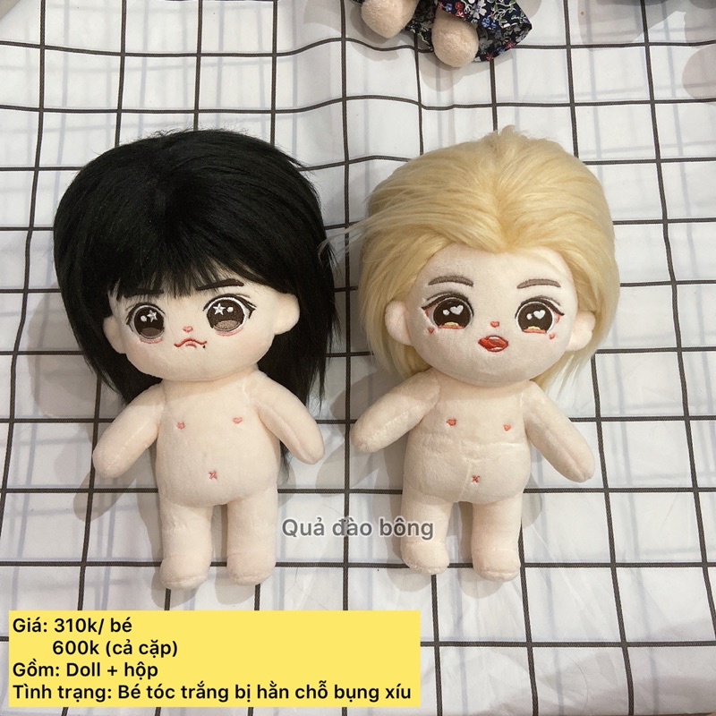 | DOLL 20cm| Nhượng Cặp doll Tiêu Chiến, Nhất Bác