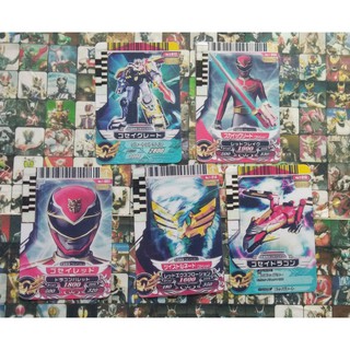 Set 5 Card goseiger RED đọc trong DX goseiger - Kamishop Kamen Rider Card