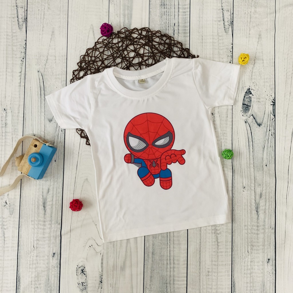 Áo thun người nhện cho bé trai ( sản phẩm ko kèm nón)