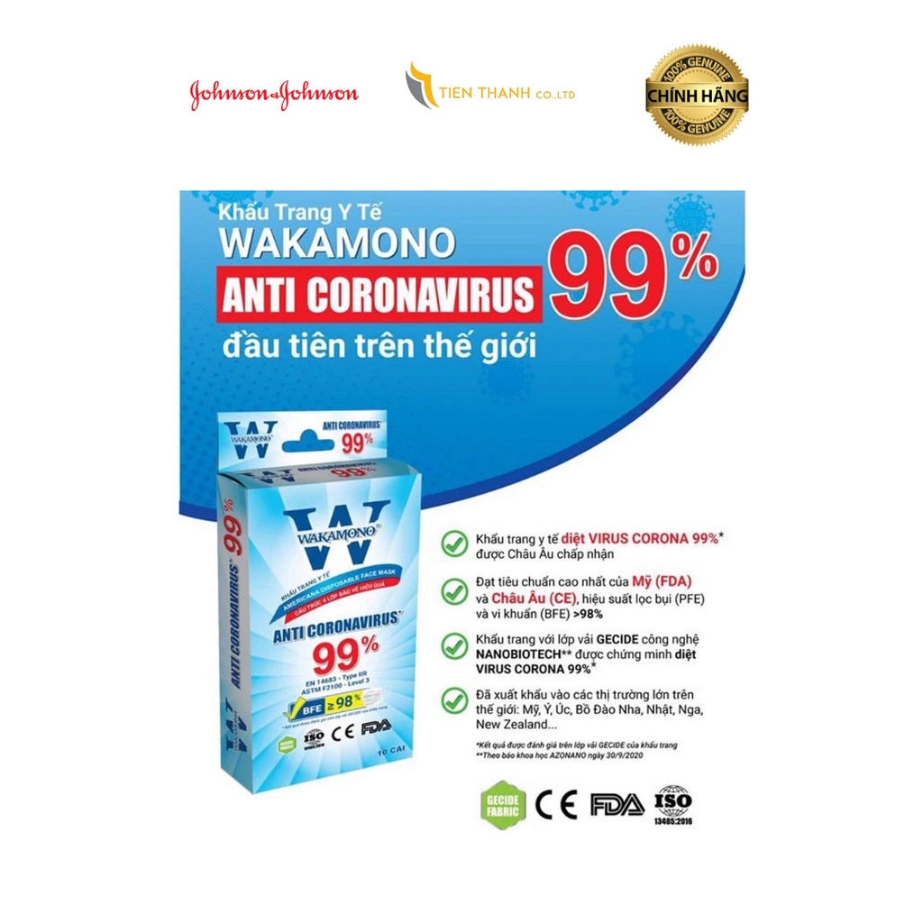 Khẩu trang Wakamono Noel người lớn chính hãng phiên bản giáng sinh