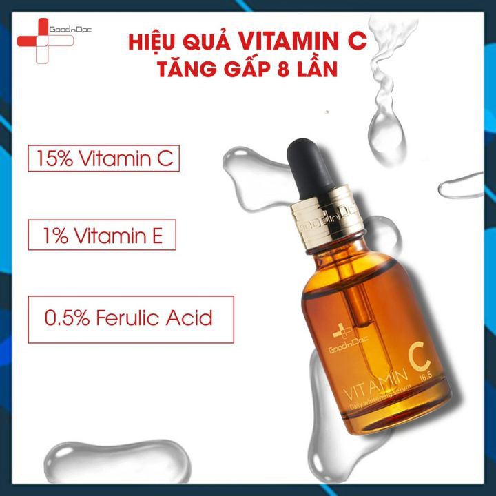 [Hàng Nhập Khẩu] Tinh Chất , Serum dưỡng ẩm, sáng da GOODnDOC HYDRA B5 + C 30ml 5.0 White Store