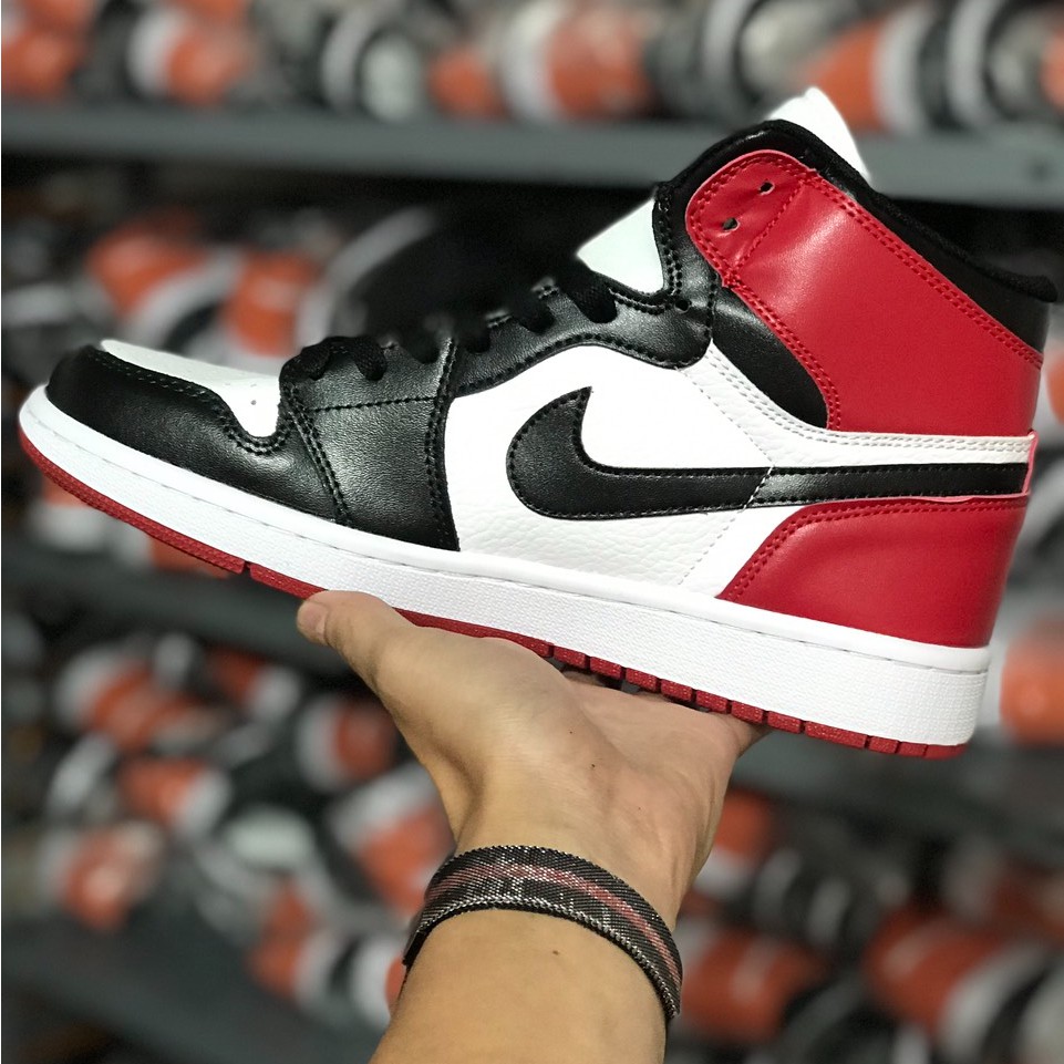 BẢN BEST | KÈM PHỤ KIỆN | GIÀY THỂ THAO JD1 JORDAN TRẮNG ĐỎ | BigBuy360 - bigbuy360.vn