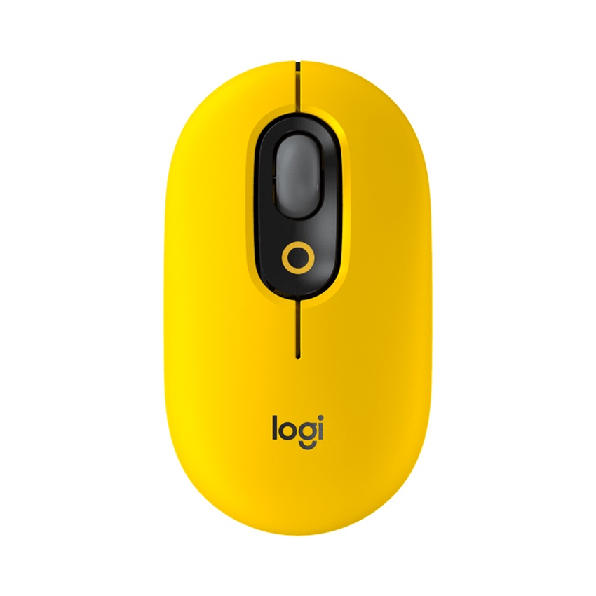 Chuột không dây Logitech Pop Emoji Blast Yellow kết nối USB, độ phân giải lên đến 4000 DPI