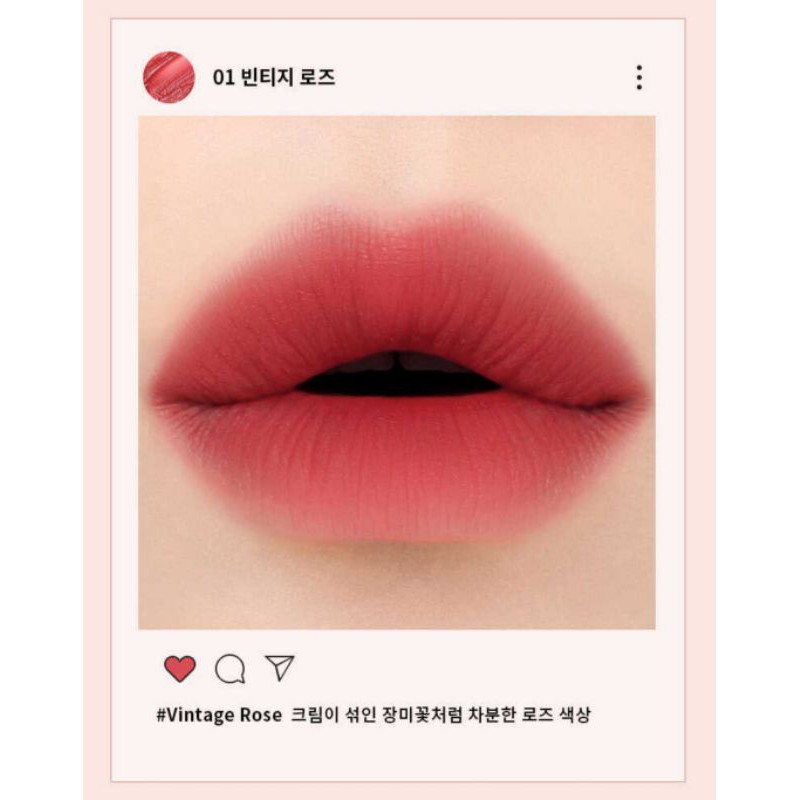 [Kèm Bill]Son Kem Lì EGLIPS VELVET FIT TINT - LIVELY LIP MATTE