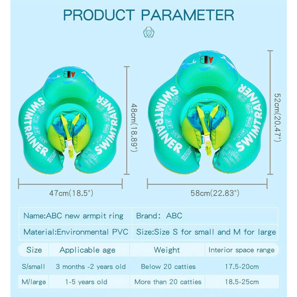 LANFY Phao Bơi Chống Lăn An Toàn Cho Bé