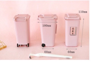 Thùng rác mini cắm bút cute