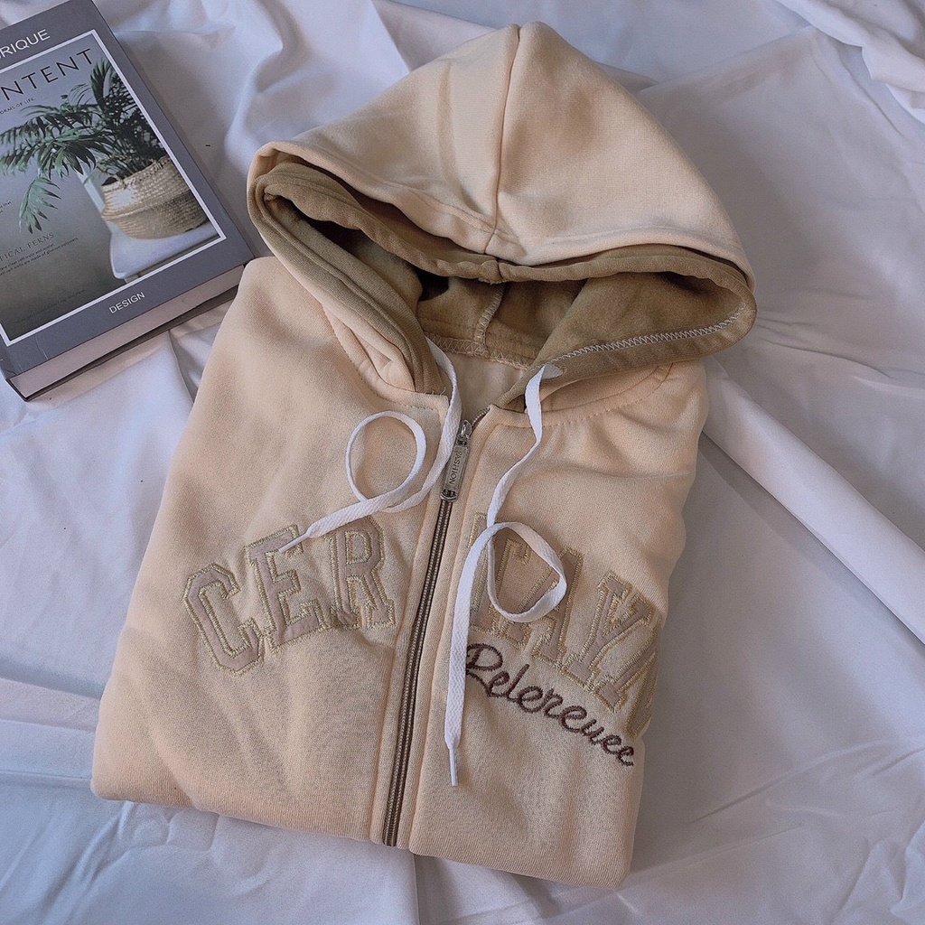 Áo Hoodie 2 Nón Certayn Chất Nỉ Bông Siêu Đẹp Freesize Form Rộng
