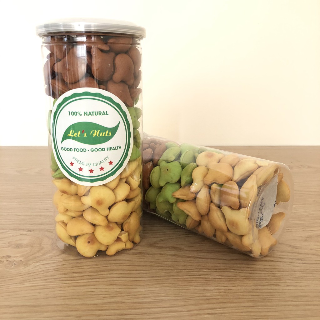Bánh gấu nhân kem mix 3 vị lon Pet 450gr sang trọng, hợp vệ sinh, món quà ăn vặt tuyệt vời | BigBuy360 - bigbuy360.vn