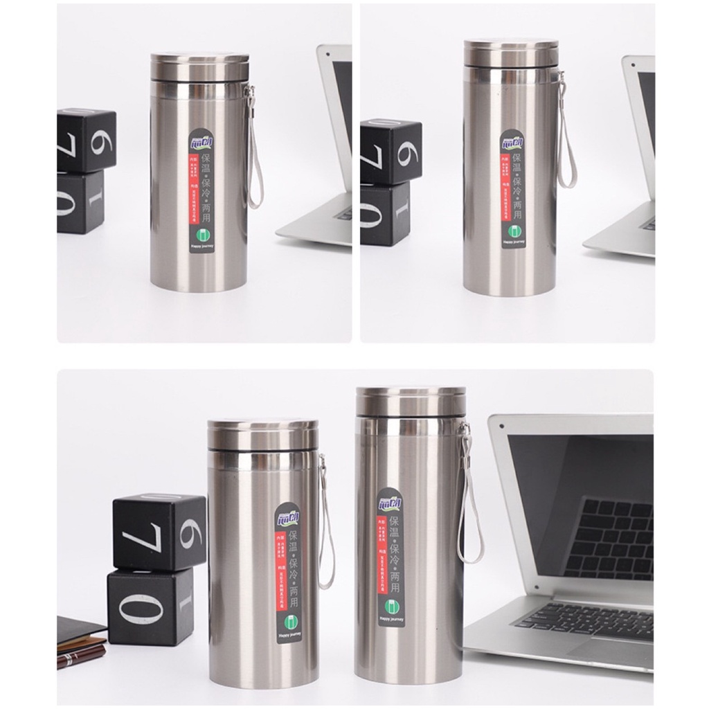 Bình Giữ Nhiệt Nóng Lạnh 24h Chất Liệu Inox 304 Cao Cấp BAOL C90-H90 dung tích lớn 1200-1500ml