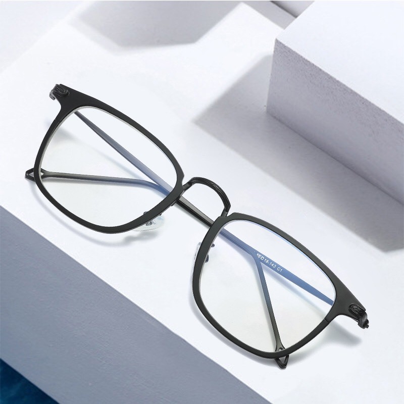 MẮT KÍNH GỌNG CẬN FORM VUÔNG KIM LOẠI 556 HOT TREND CÁ TÍNH | BigBuy360 - bigbuy360.vn