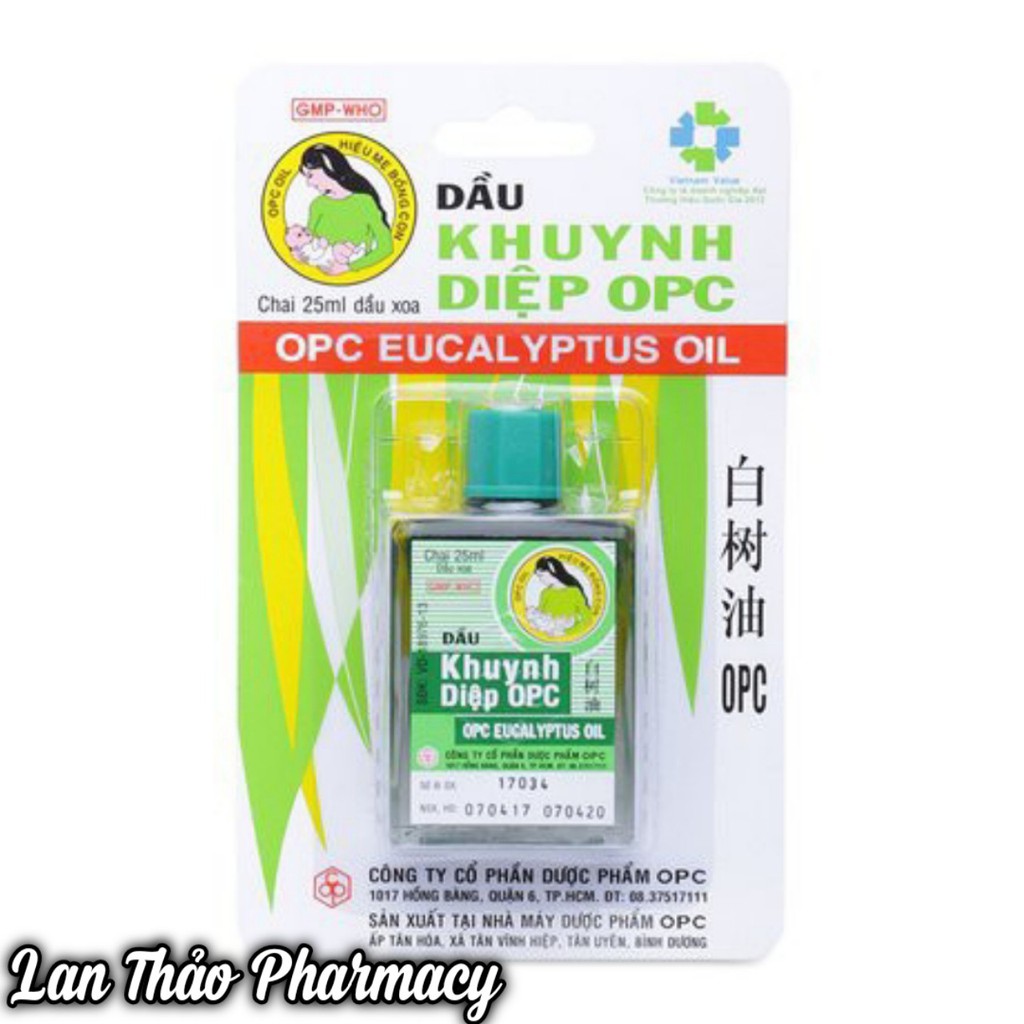 [CHÍNH HÃNG] Dầu gió Khuynh Diệp OPC (25ml)