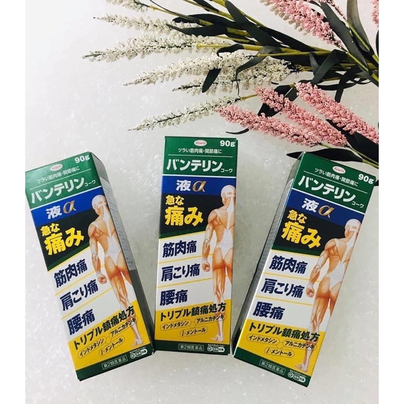 Lăn xương khớp Banterin Kowa Nhật Bản 35G-60G-90G