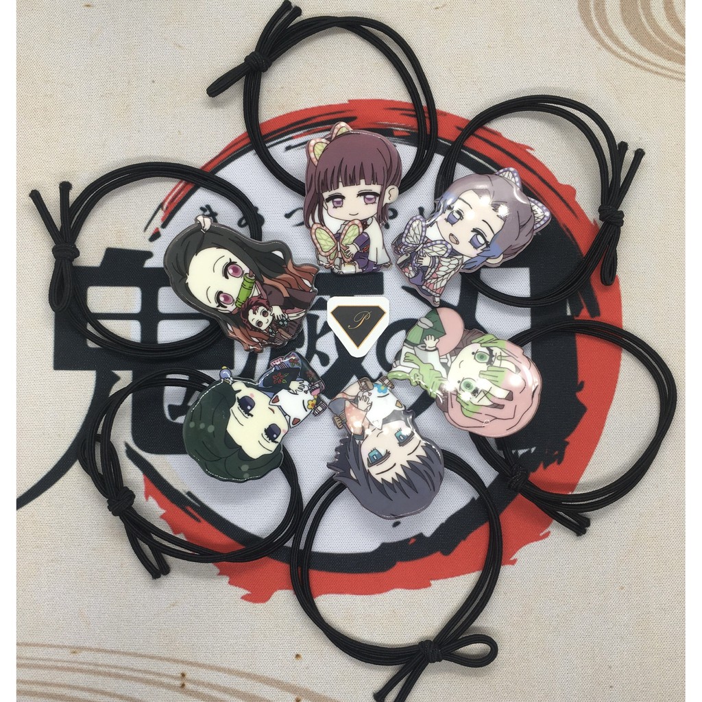 OtakuTPstore Cột tóc anime hoạt hình Jujutsu Kaisen Kimetsu no Yaiba Demon Slayer Thanh gươm diệt quỷ HTJK