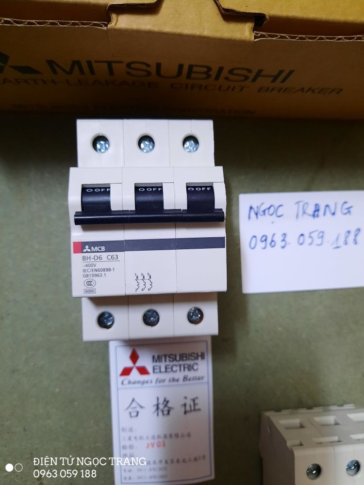 Aptomat Missubishi 3 Pha C32A - Giá 1 Chiếc - Linh kiện điện tử