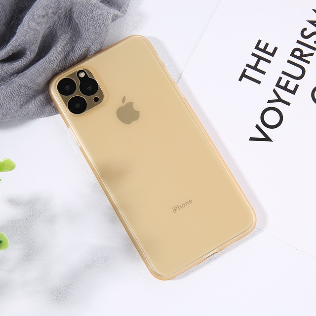 Ốp điện thoại nhám màu trơn chống va đập cho iPhone 11 Pro X Xr Xs Max 6 6S 7 8 Plus