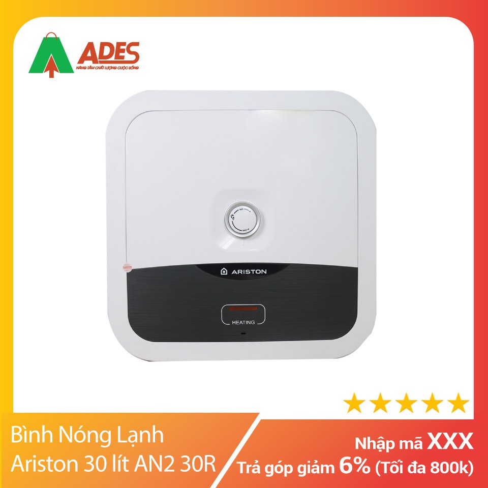 [Mã 154ELSALE2 giảm 7% đơn 300K] Bình Nóng Lạnh Ariston 30 lít AN2 30R | Chính Hãng, Giá Rẻ