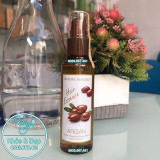 Serum dưỡng tóc Argan Essential Deep Care Hair Essence Nature Republic 60ml