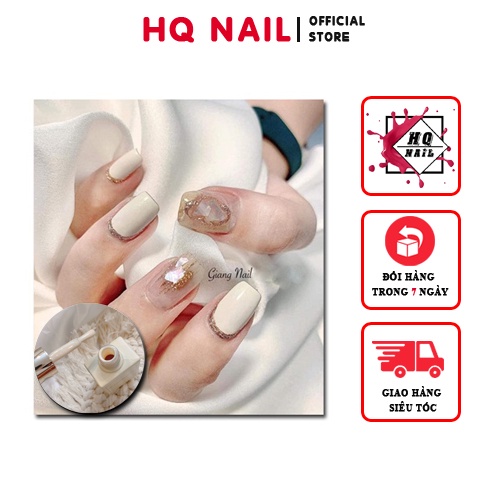 Sơn gel màu trắng sữa màu sang chảnh HOT năm 2020