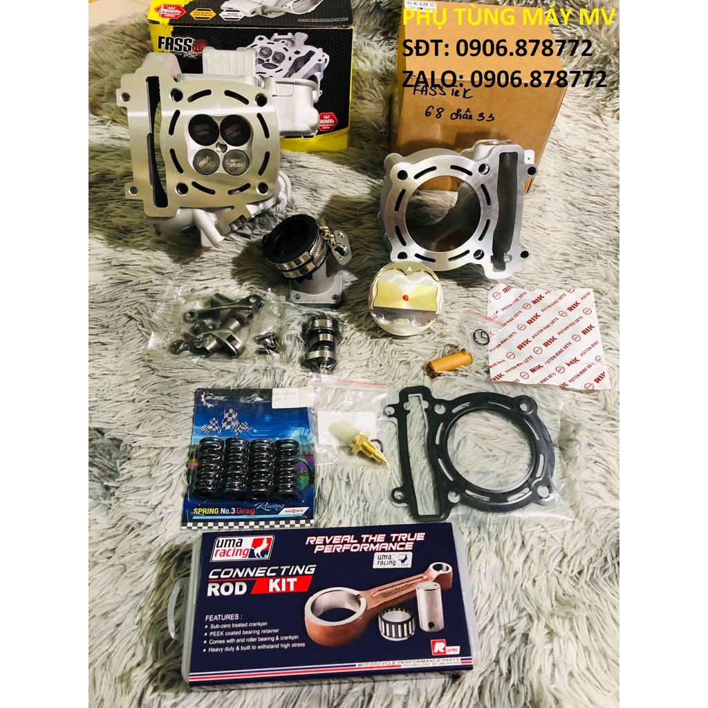 Combo 68zz FULL FASSTek dành cho xe Ex135/150. Bền Mạnh. Yêu Thích ❤️❤️❤️
