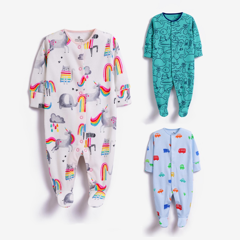 Vlinder Cho Bé 0-6 Tháng Tiếp Theo Bông Hữu Cơ Trẻ Sơ Sinh Sleepsuit Liền Chân Bao Áo Liền Quần Đùi Bé Trai Tiếp Theo Dây Chuyền Sản Xuất Qualtiy