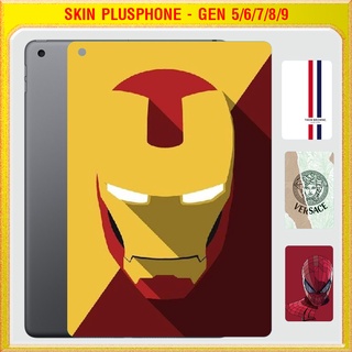 Dán skin cho mặt sau ipad gen 5, gen 6 9.7 inch, gen 7, gen 8, gen 9 10.2 inch mẫu thom browne