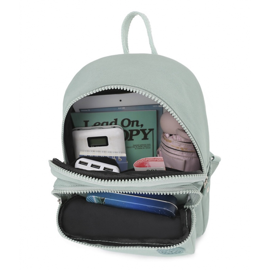 Ba Lô Du Lịch mini Vải Oxford Màu Trơn Thời Trang Hàn Quốc 2022