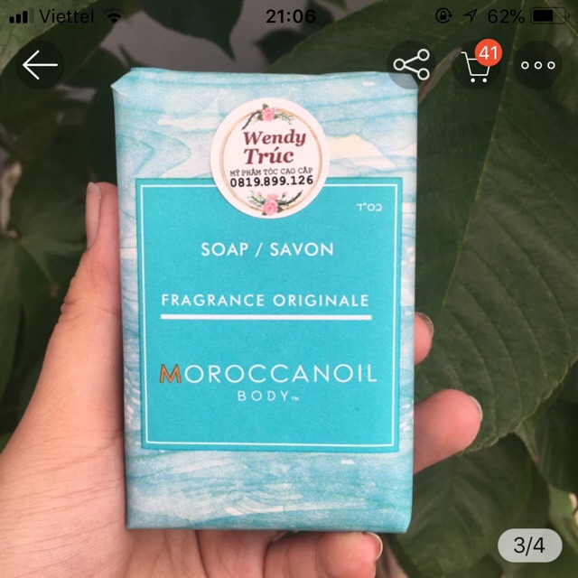 Xà phòng dưỡng thể MOROCCANOIL SOAP 200g