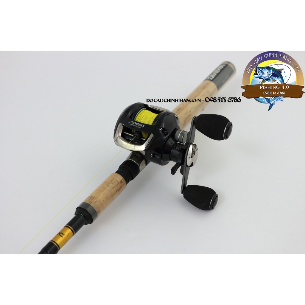 COMBO TRỌN BỘ CẦN CÂU LURE MÁY NGANG - CẦN DAIWA CHÍNH HÃNG VÀ MÁY NGANG LV201 - GIÁ CỰC RẺ CHẤT LƯỢNG CỰC TỐT