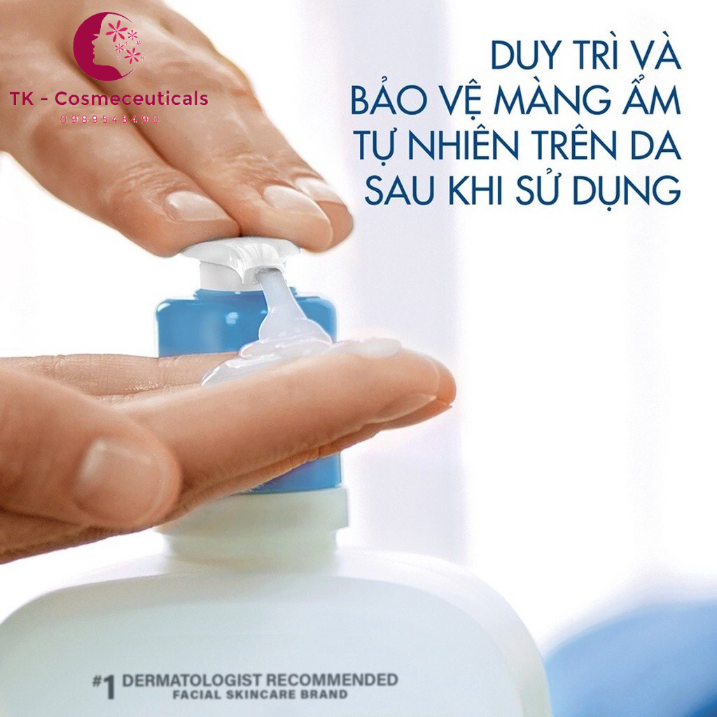 Sữa Rửa Mặt CETAPHIL Gentle Skin Cleanser Làm Sạch Dịu Nhẹ, Không Chứa Xà Phòng