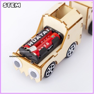 [STEM] Đồ chơi cho bé lắp ráp Tàu hỏa gỗ