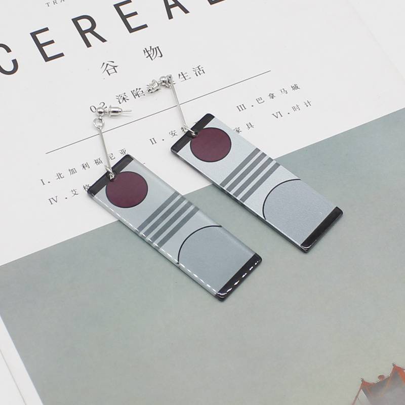 Đôi khuyên tai họa tiết Demon Slayer độc đáo thời trang cho nữ