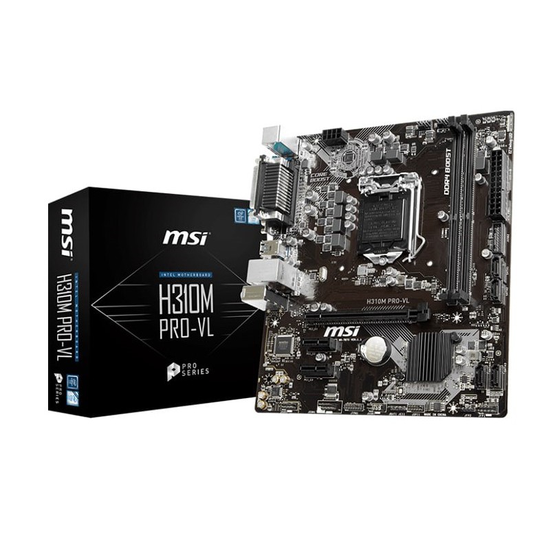 Mainboard MSI H310M PRO VL bo mạch chủ chính hãng chuyên dùng cho máy tính và PC Gaming