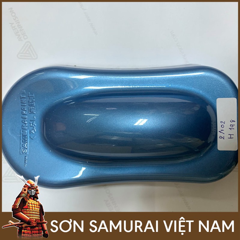 Màu Xanh Sơn Samurai - Combo Sơn Xịt Samurai Màu H198