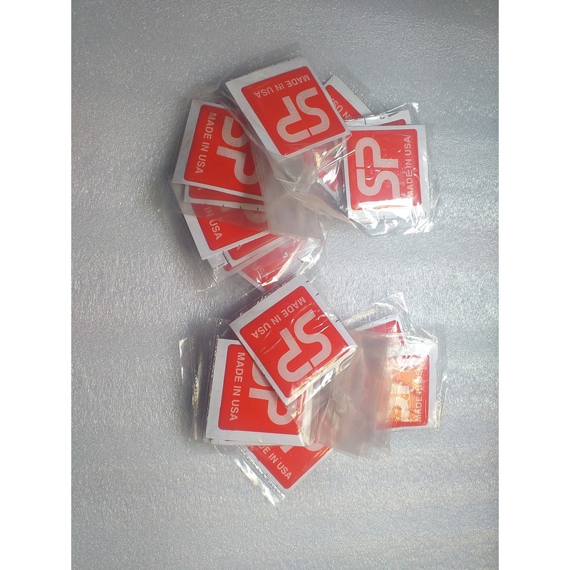 Tem Loa SP Made In Usa Nhựa Dẻo Vuông 5cm