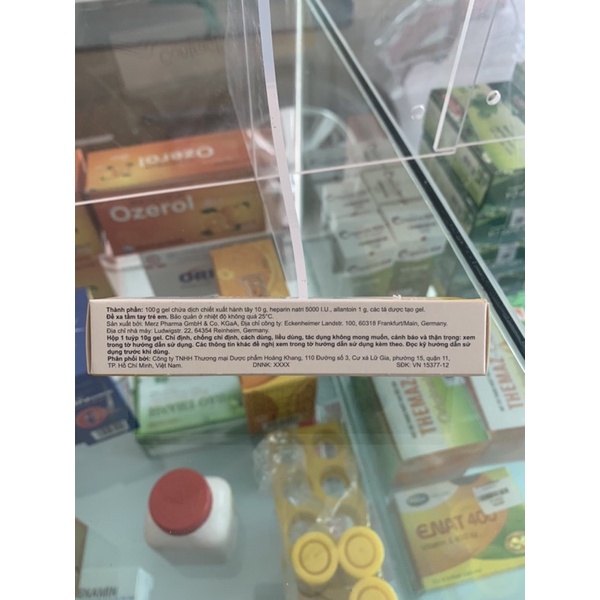 Gel bôi hỗ trợ sẹo Contractubex 10g