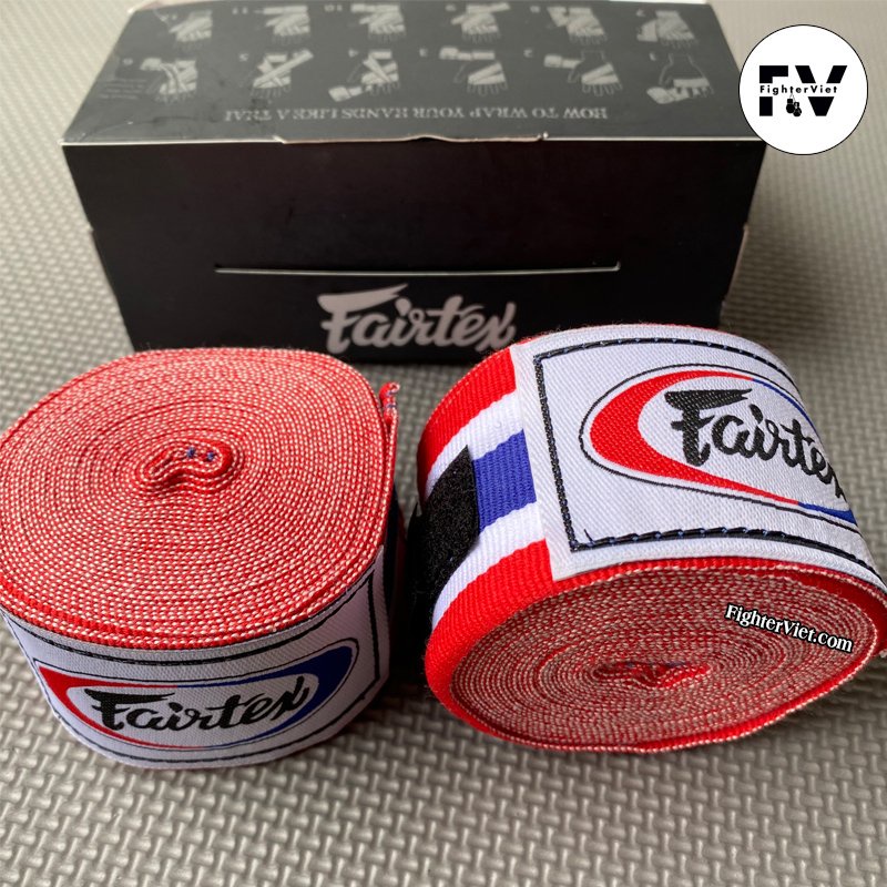 Băng Quấn Tay Handwraps Fairtex 4,5m Cờ Thái HW2 Băng Đa Cao Cấp