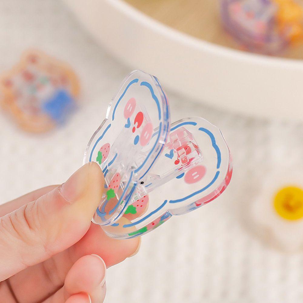 Kẹp Niêm Phong Sắp Xếp Sách Trong Suốt In Chữ Đáng Yêu