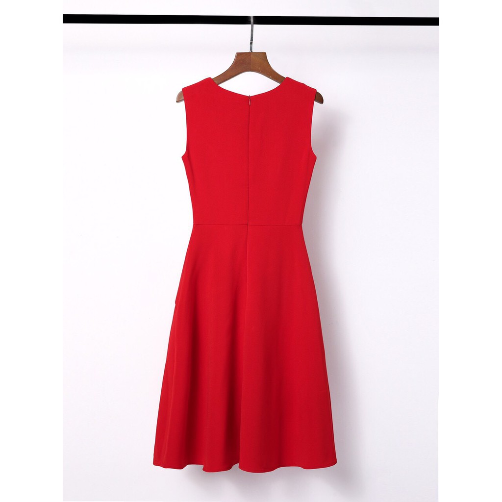 ĐẦM ĐỎ TRƠN XUẤT XỊN D451 | BigBuy360 - bigbuy360.vn