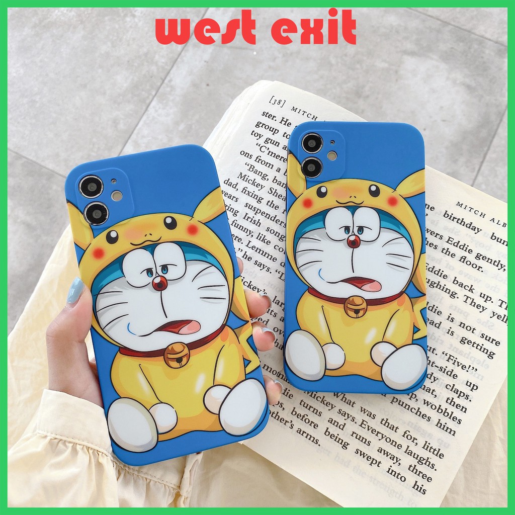 Ốp điện thoại IMD dẻo họa tiết Doraemon cho IPHONE 7/8/SE2 7+/8+ X/XS XSMAX 11 11PRO 11PROMAX 12 12MINI 12PRO 12PROMAX