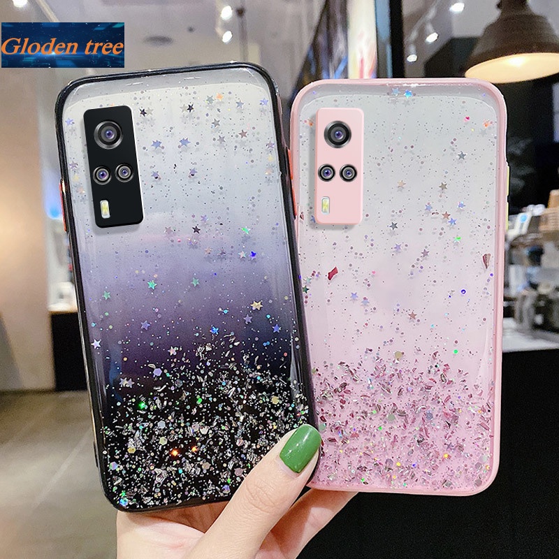 Ốp Điện Thoại Dẻo Họa Tiết Ngôi Sao Lấp Lánh Dễ Thương Chống Sốc Cho Vivo Y51 2020 Y31 2021 Y51A Y50 Y30 Y30I Y5S Y19