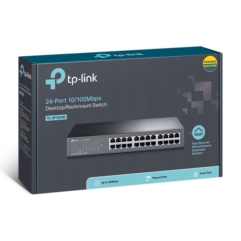 Bộ chia mạng 24 cổng TPLink SF1024D chính hãng FPT phân phối - Switch 24 port TPlink 10/100 mpbs