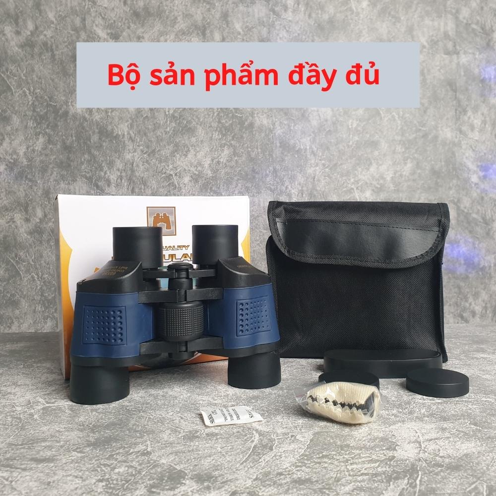 Ống nhòm 2 mắt Coated Optics 60x60 cao cấp chính hãng quân sự mini giá rẻ chuyên dụng săn ong du lịch cắm trại