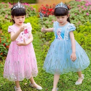 Váy elsa bé gái cực xinh 10_23kg