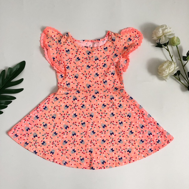 Đầm thun bé gái VNXK (10-12kg)