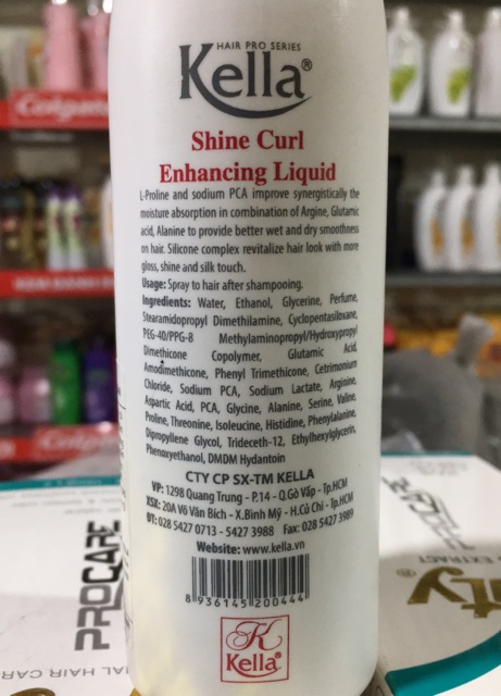 Sữa dinh dưỡng dành cho tóc uốn xoăn Kella 200ml | BigBuy360 - bigbuy360.vn