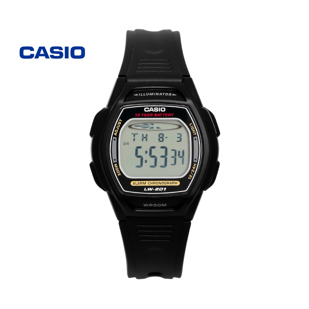 Đồng hồ nữ Casio LW-201-1AVDF (đen) chính hãng - Bảo hành 1 năm, Thay pin miễn phí
