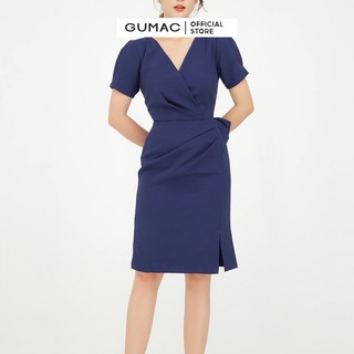 Đầm ôm nữ phối bèo GUMAC thiết kế quyến rũ DB5108