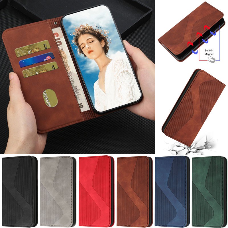 Bao da PU nam châm hình chiếc ví có ngăn đựng thẻ cho iPhone 12 Mini 11 Pro 6S Plus 6 Plus X XS 6 6S 7 8 SE2 2020 | BigBuy360 - bigbuy360.vn