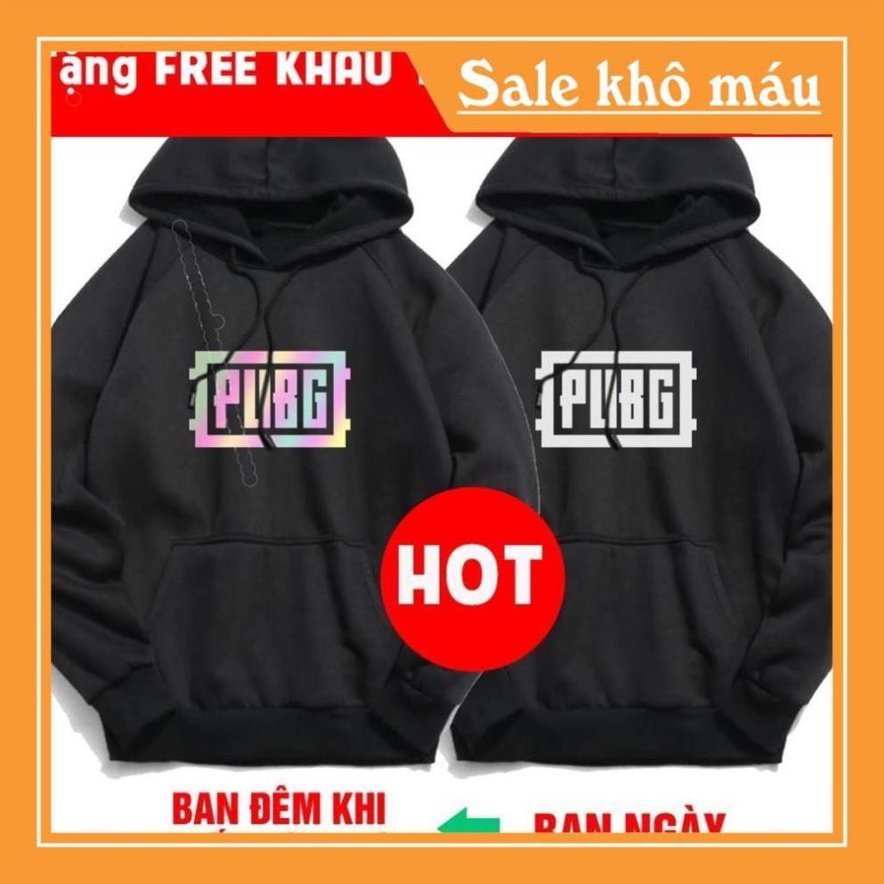 HOT Mẫu áo Hoodie PUBG in phản quang 7 màu mới cực chất –Áo PUBG Mobile giá rẻ