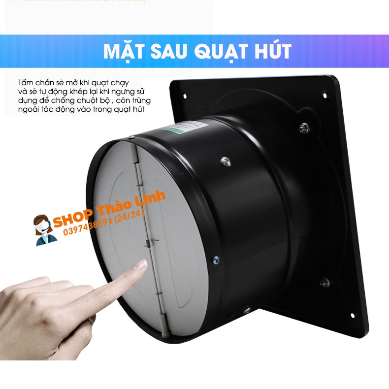 Quạt Hút Gió FD-150 Hút Mùi Nhà Bếp , Thông Gió Nhà Tắm , Nhà Vệ Sinh  ( 40W ) - Bảo Hành Đổi Mới